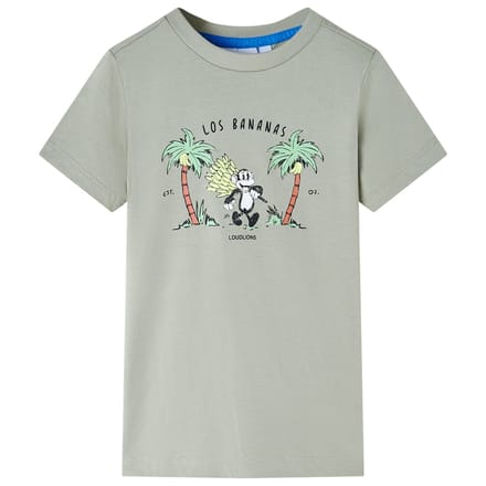 vidaXL - Kindershirt - 140 - lichtkakikleurig