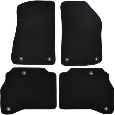 Vloermatten - Jeep - Gladiator - Zwart velours - 4 stuks - Nauwkeurige pasvorm