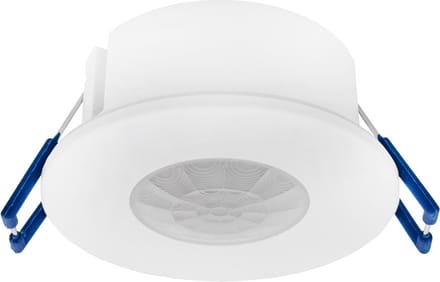 Ledvion - Bewegingsmelder Wit - Inbouw - Schemerschakelaar - IP65 - 360° - Bereik 8m -Lichtsensor