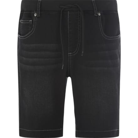 Jan Vanderstorm herren Denim Short - 64 - zwart - Plus Size
