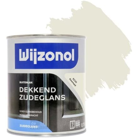 Wijzonol Dekkend Zijdeglanslak - 0,75l - 9235 - Roomwit