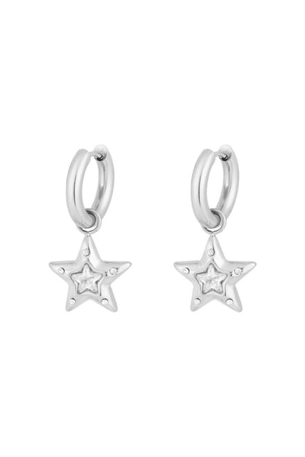 Superstar oorbellen Zilver