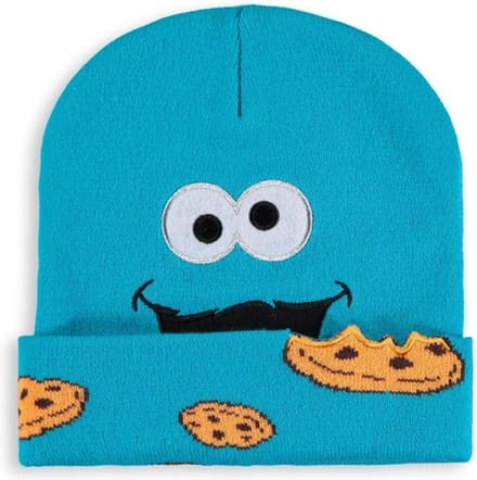 Sesame Street Cookie Monster Unisex Beanie - blauw - Standard