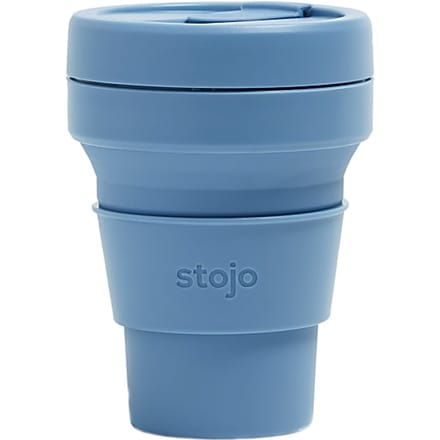 Stojo Opvouwbare Pocketbeker 355ml - Staalblauw