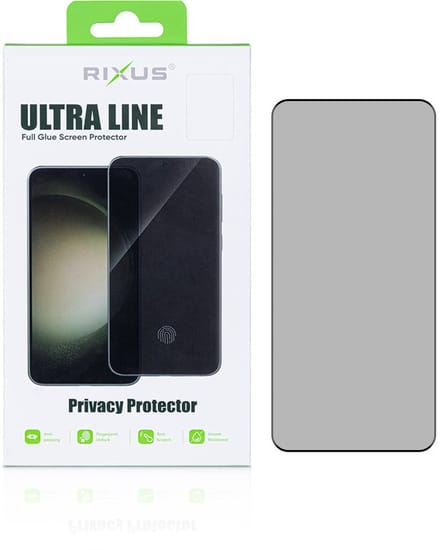 Rixus Privacy Ultra Line Tempered Glass For Samsung Galaxy S24 Plus, S25 Plus