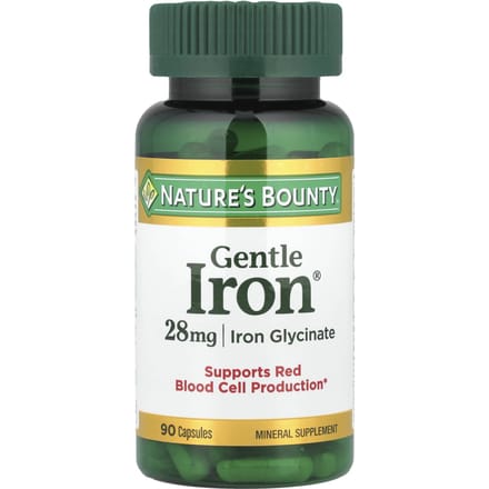 Nature's Bounty, Gentle Iron, 28 mg, 90 tabletten