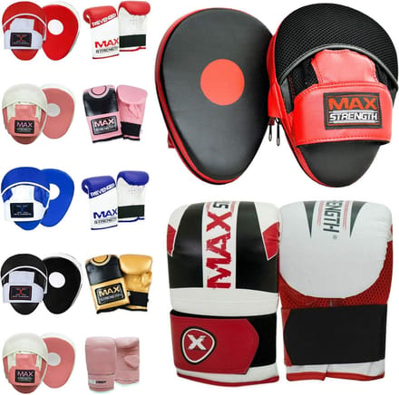 Krachtige Bokspads en Handschoenen Set voor Kickboksen en MMA Training