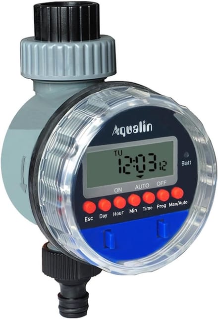 Water Timer - Tuin Besproeier - Automatisch Water Geven - Instelbare Programma's - 8 x 16.3 cm - Blauw