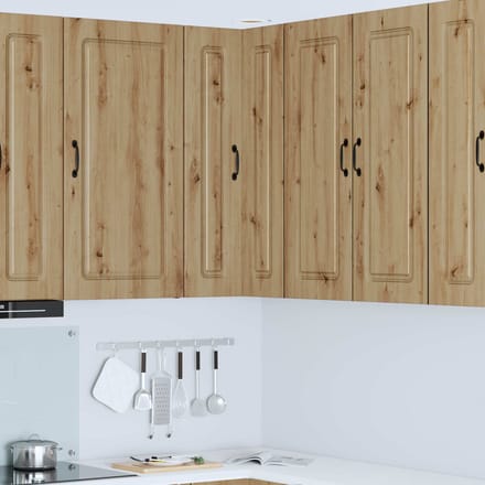 vidaXL - Vaatwasserpaneel - Kalmar - Artisan - Eiken - 57 - x - 57 - x - 100 - cm