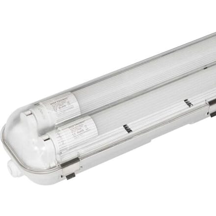 V-TAC 6x LED TL Armatuur 120 cm - 4000K Neutraal wit - 2x18 Watt - IP65 Waterdicht
