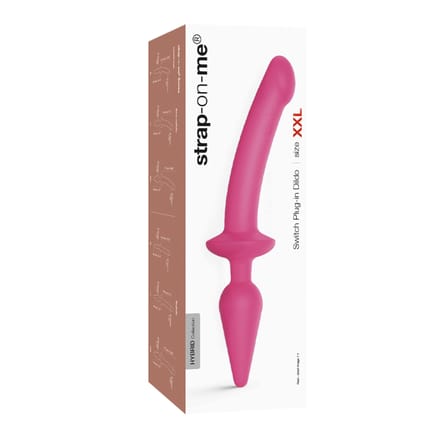 Strap-On-Me - Switch Plug-In - Dildo & Buttplug - Roze - Maat S