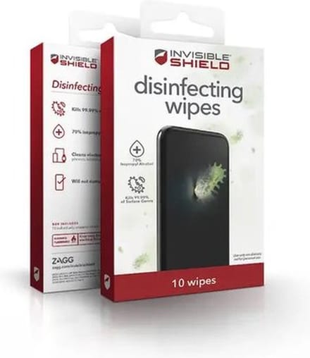 Invisible Shield Antibacteriële schoonmaakdoekjes - 10 stuks