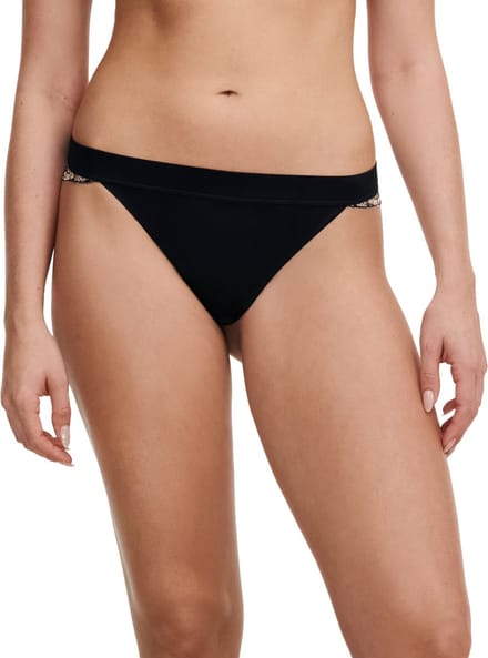 Chantelle Pulp - Tattoo Love - Dames - String - Zwart/Golden Beige