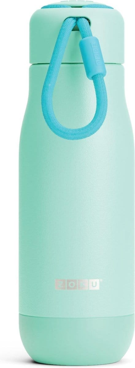 Thermosfles RVS, 350 ml, Turquoise - Zoku | Hydration