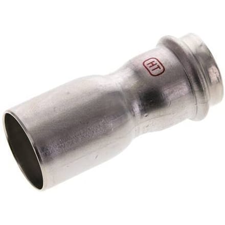 Perskoppeling - 28mm Persmof & 35mm Buiseinde - RVS