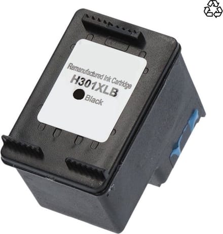 Inktcartridges 1x Zwart Geschikt voor HP 301 / 301XL