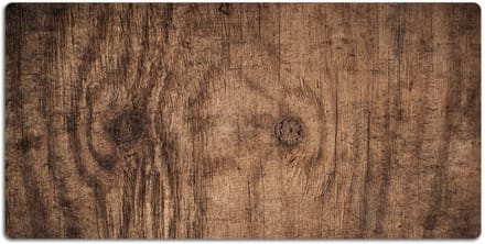 Tulup Bureau Onderlegger - Oud Hout Onderlegger Bureau - 120 x 60 cm - Bruin Computer Mat - Onderlegger Bureau - Slaapkamer Decoraties - Computer Mat
