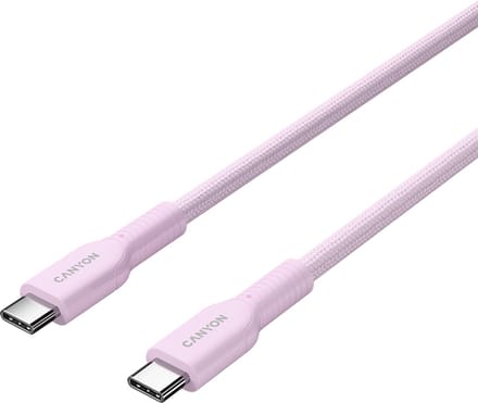 Canyon OnWire 60CL - Kabel - 60W - Snel Laden - 1m - Roze