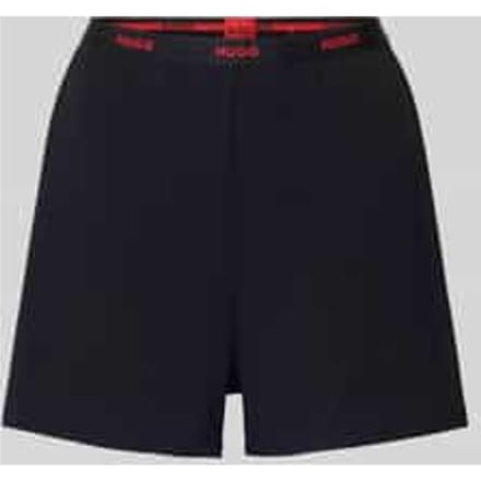 Relaxed fit korte pyjamabroek van katoenmix, model 'HUGO ID SHORTS'