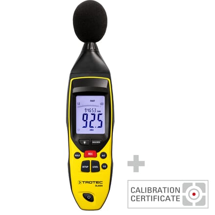 Geluidsniveaumeter SL400 incl. kalibratiecertificaat