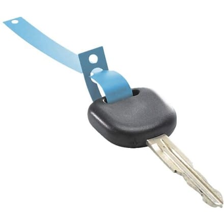 Stripe Kunststof Sleutellabels - Blauw - 1000 stuks