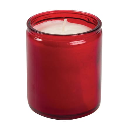 Bolsius - Starlight - Rood - Kaarsen in Glas - 8 Stuks - 6 Branduren