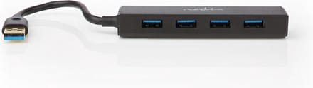 USB-Hub - USB-A Male - USB-A Female - 4-Poorts poort(en) - USB 3.2 Gen 1 - USB Gevoed - 4x USB