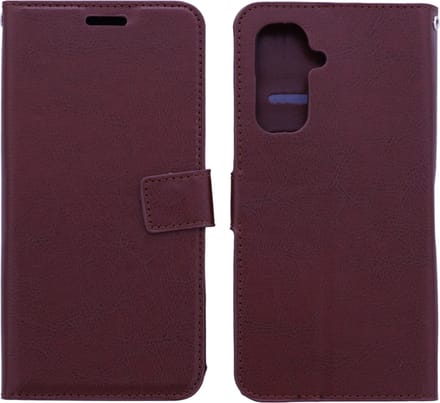 Bookcase Geschikt voor: Samsung Galaxy S24 Plus Bruin - portemonnee hoesje - ZT Accessoires