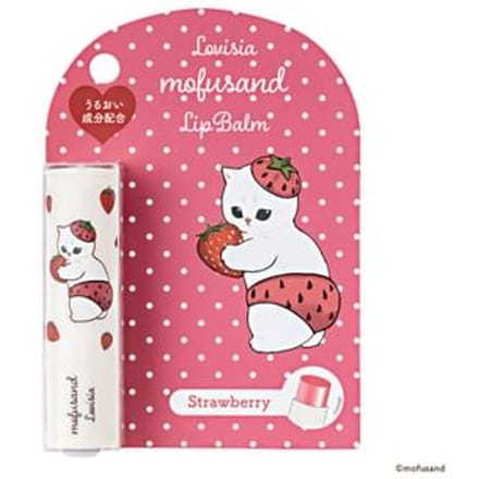 Lovisia - mofusand Lip Balm Ichigonyan Strawberry