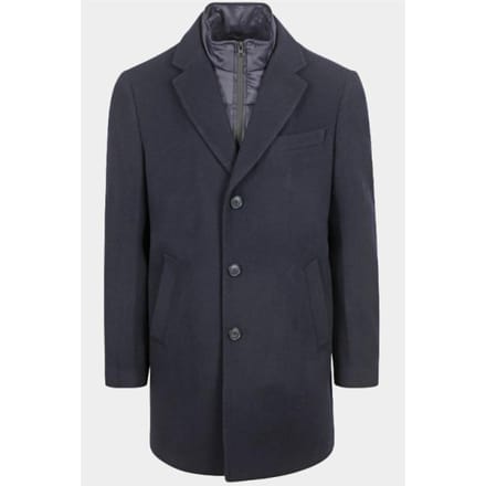Suitable Coat Wol Twill Donkerblauw (navy) - Maat 56 - Heren - Mantels & coats