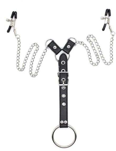 Tepelklemmen set met cockring - BDSM - sextoys - kinky