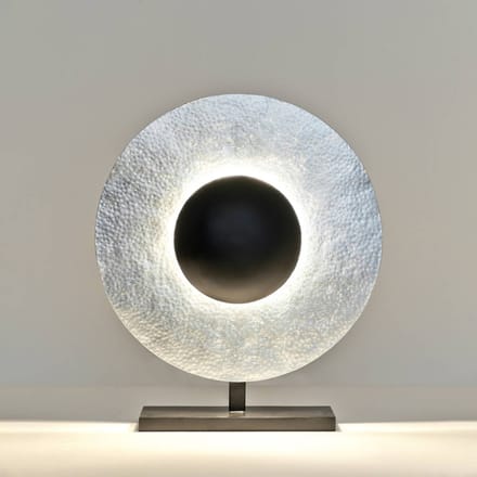 Holländer Tafellamp Satellite hoogte 52cm zilver/zwart