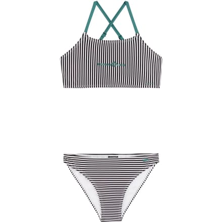 Protest PRTSheena JR - Bikini set Meisjes - Normale pasvorm - Uitneembare vulling - Zwart