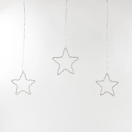 Lichtgordijn ster| 186 LEDs | 90x80 cm | Warm wit | Anna's Collection