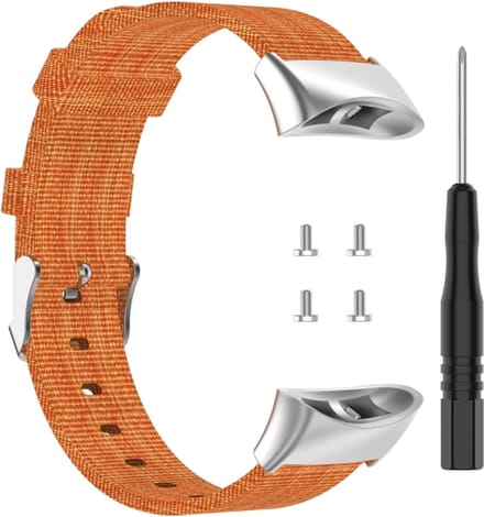 Nylon bandje - geschikt voor Garmin Forerunner 45 / 45S - oranje