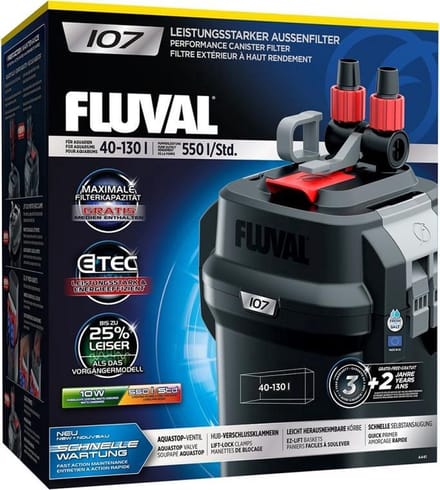 Fluval - Aquariumfilter - Buitenfilter - 550 l/uur - 40-130 liter