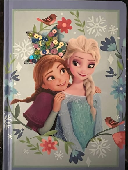 Notitieboek Frozen Disney A5 - | Notebook met lijn 80 pagina