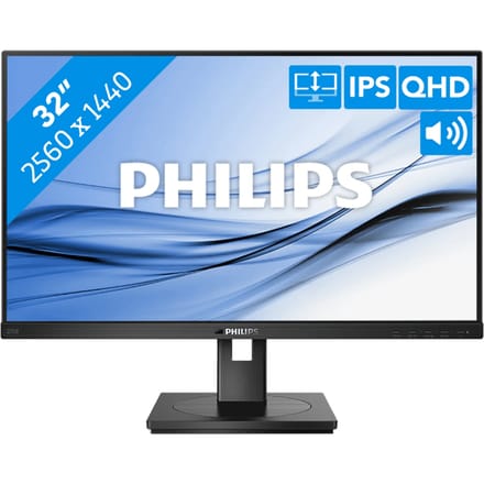 32" Philips B Line 325B1L QHD 75Hz USB hub Speakers