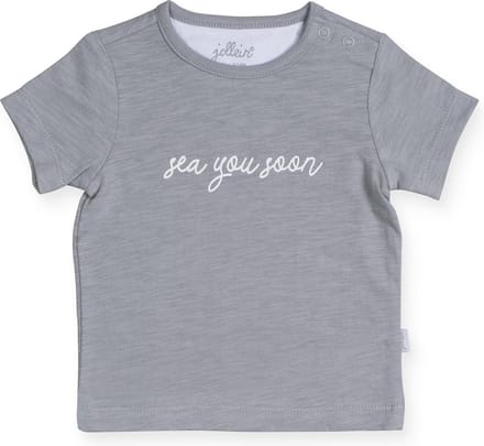 Jollein Unisex Shirt - Octopus grey - Maat 62/68