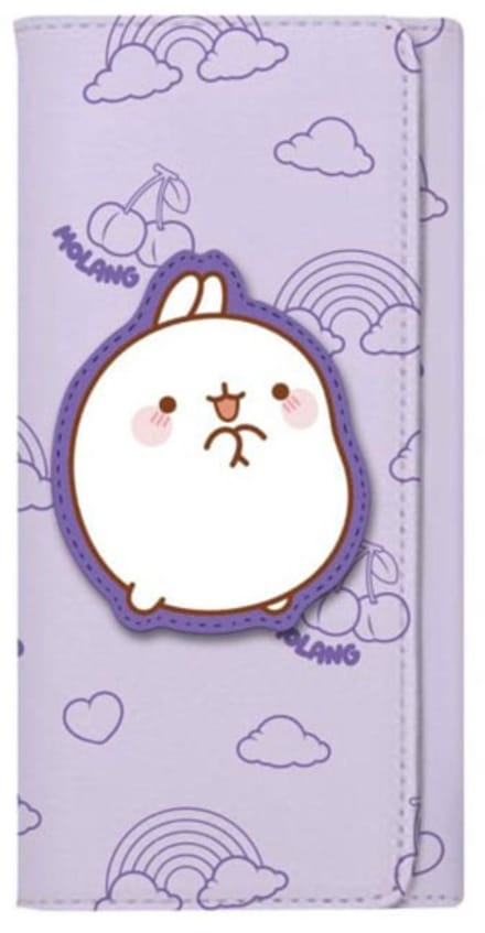 Sakami Merchandise Molang Coin Purse Rainbows Wallets