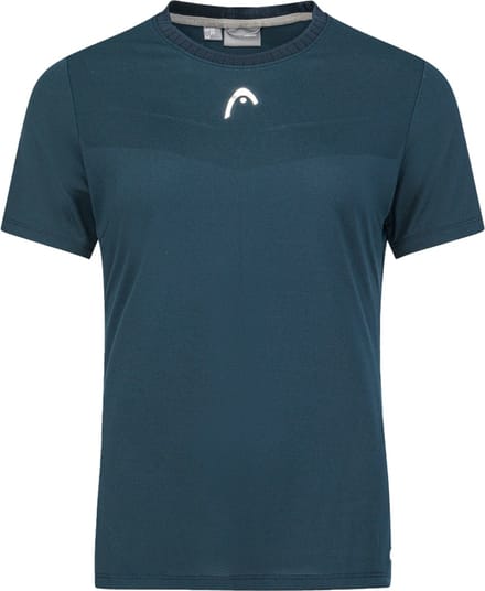 Head Dames T-Shirt Performance Blauw Padel Maat S
