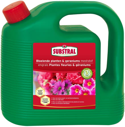Substral meststof Bloeiende planten & Geraniums - 4 Liter