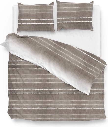 Zo! Home Zen Dekbedovertrek - Lits-jumeaux - 260x200/220 cm - Taupe