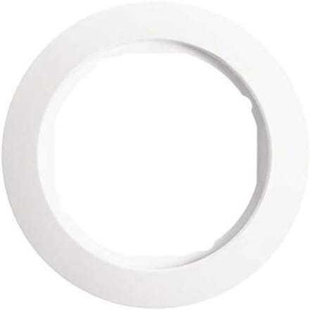 Afdekraam 1-voudig - Wandcontactdoos frame - Schakelaars monteren - Horizontaal verticaal - 80 mm breed - Wit