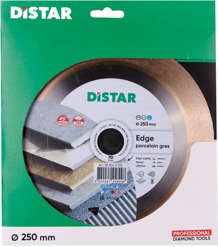 250 mm Diamantschijf 1A1R Edge PERFECT 45° - Diamond cutting blade 1A1R 250 Edge