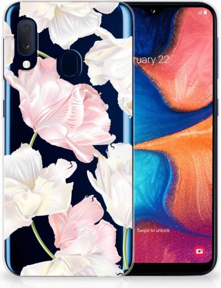 Samsung Galaxy A20e TPU Case Lovely Flowers