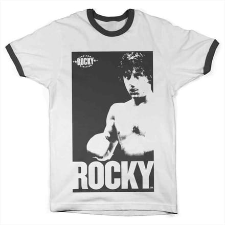 Rocky Heren Tshirt -S- Vintage Photo Wit