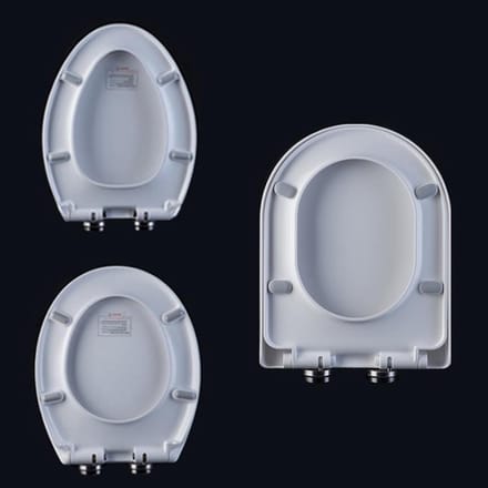 Toiletbril - WC-bril - Badkamer Upgrade - Softclose Mechanisme - Universele Pasvorm - Wit