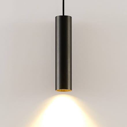 Arcchio - hanglamp - 1licht - Aluminium - H: 27 cm - GU10 - zwart