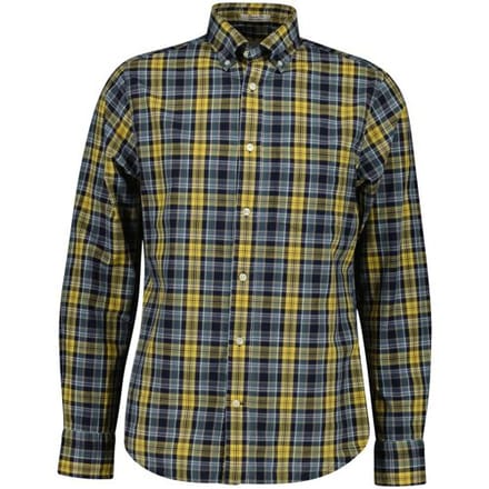 Gant Overhemd Organic Cotton Archive Poplin Check Naval Blue / male